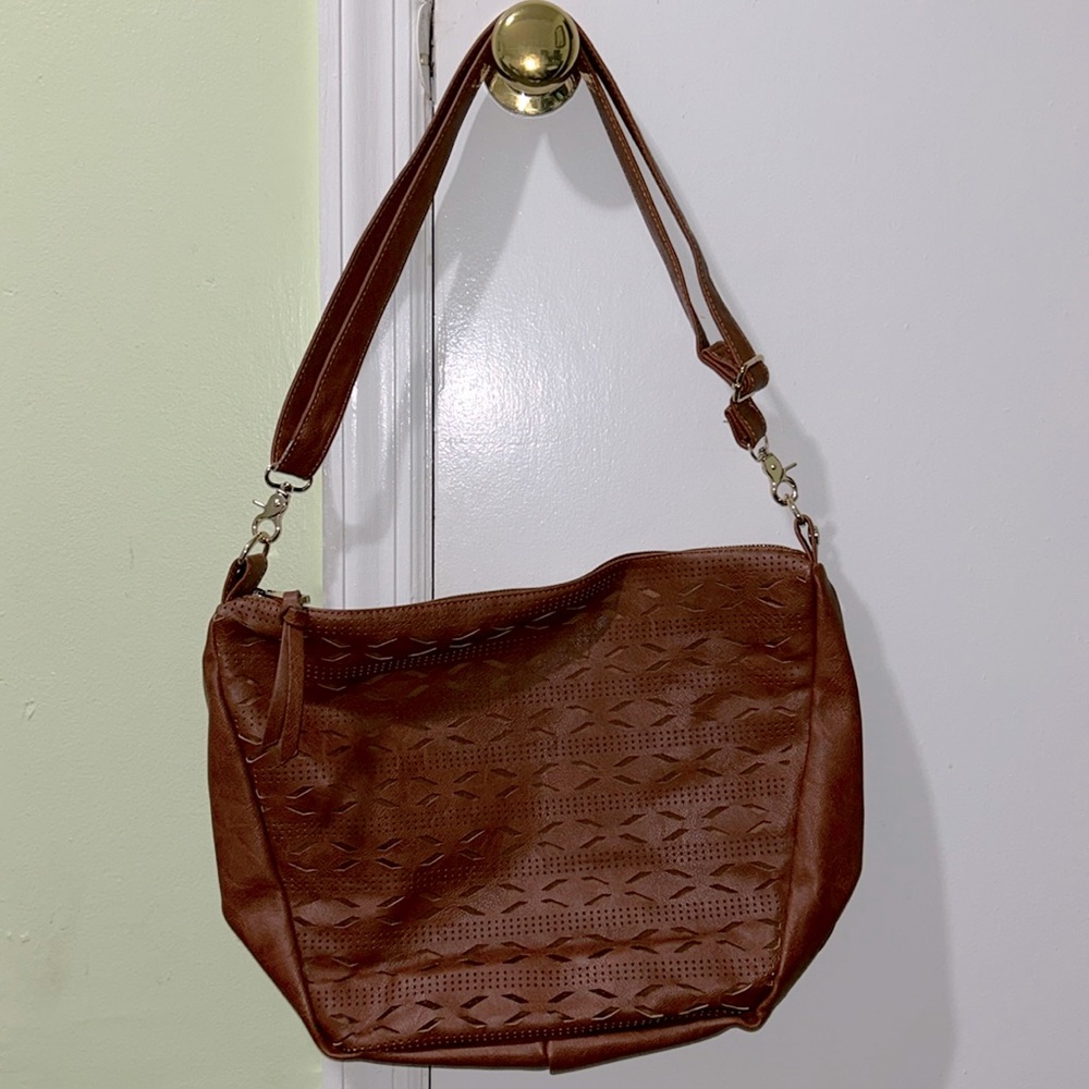 Cognac Shoulder Bag - Picture 2 of 6